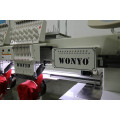 Computer Embroidery Machine with 8 Inch Touch Screen for Industrial Cap/T-Shirt/Flat Embroidery (WY1204C)